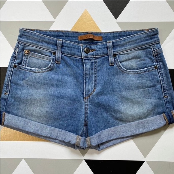 Joe's Jean Lottie Roll Up Denim Jean Short 26 - Picture 5 of 9